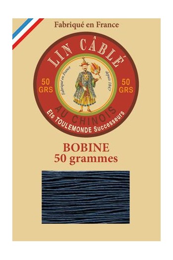 fil-lin-cable-332-bobine-266-bleu