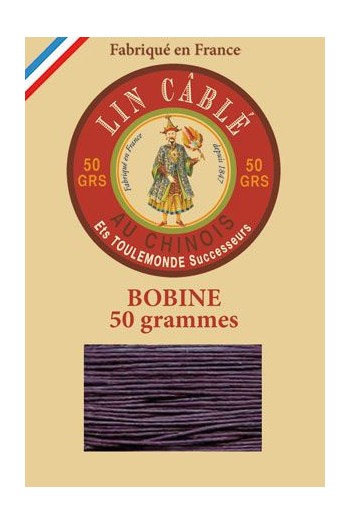fil-lin-cable-332-bobine-346-aubergine