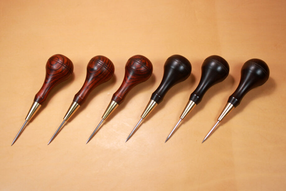 Round leather awl 7