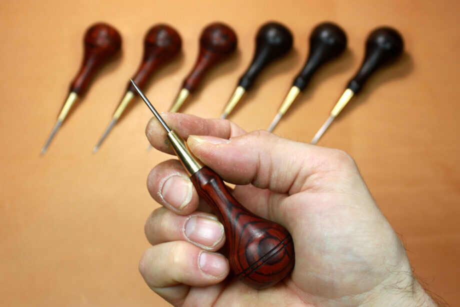Round leather awl 6