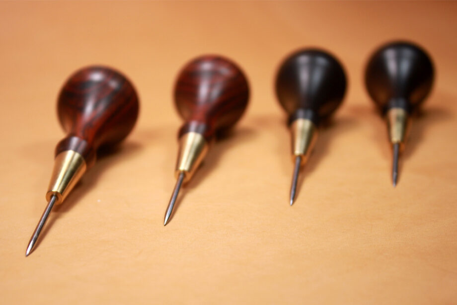 Round leather awl 1