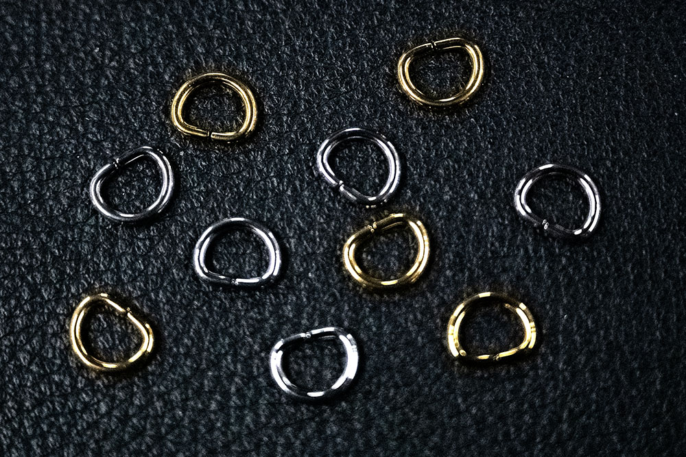 8 mm Open D Ring Zipper Pull - Leather Artisan Lab